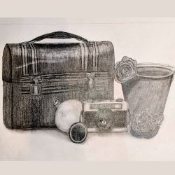 <strong>Drawing: A to Z</strong><br><br> Observe the way artist’s eyes do, using ink, graphite, charcoal, pastels, & colored pencil. Proportion, light, shadow, shading, perspective, line & tone will make your drawings spring to life.