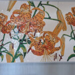 The Art Spot - Tiger Lillies Mosaic